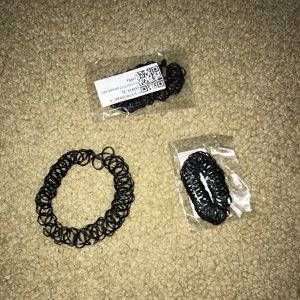 set of TWO brand NEW chokers